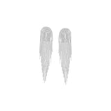 Buy Gemelli Silver Shimmer Earrings Online for Women | Free 3-Hour Delivery in Dubai | Boom & Mellow UAE