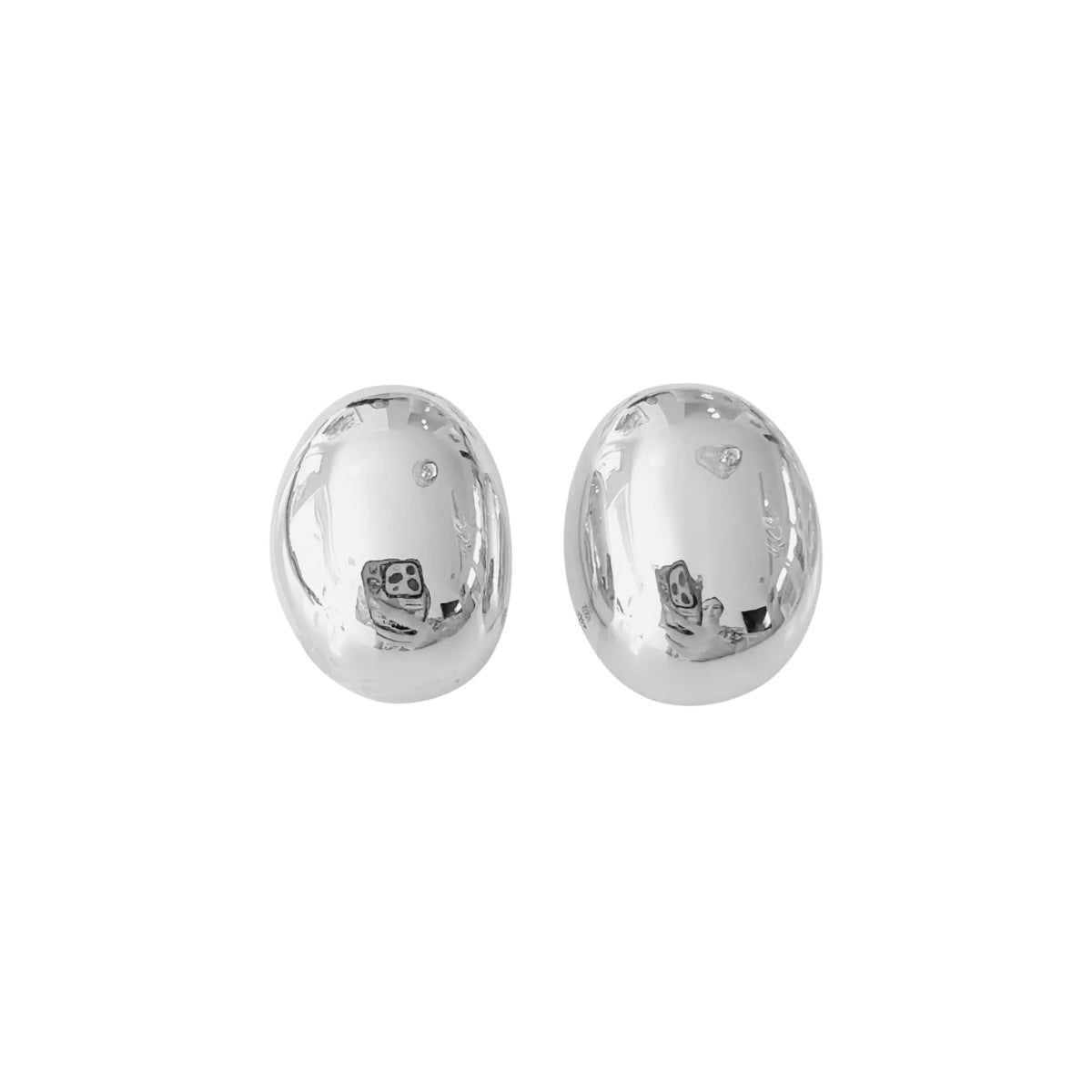 Buy Gemelli Silver Large Sawyer Earrings Online for Women | Free 3-Hour Delivery in Dubai | Boom & Mellow UAE