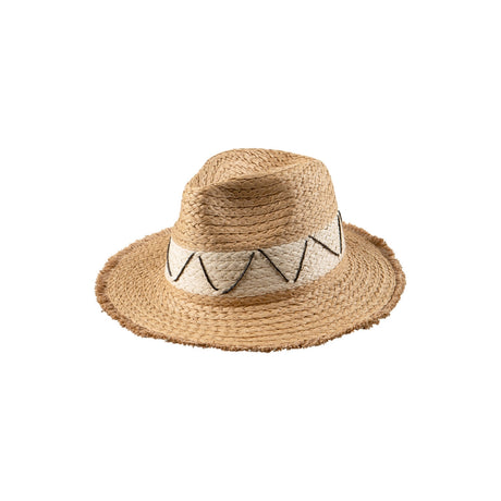 Buy Alex.Max Camel Straw Hat with Beige Band Online for Women | Free 3-Hour Delivery in Dubai | Boom & Mellow UAE