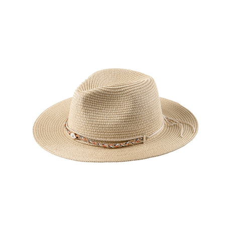 Buy Alex.Max Beige Panama Hat with Braided Band Online for Women | Free 3-Hour Delivery in Dubai | Boom & Mellow UAE