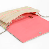 Buy America & Beyond Neon Lights Empala Aztec Clutch Online for Women | Free 3-Hour Delivery in Dubai | Boom & Mellow UAE