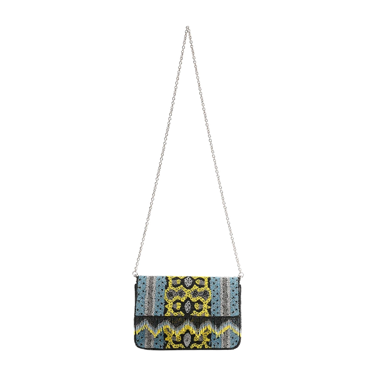 Buy America & Beyond Snakeskin Bead Fringe Crossbody Bag Online for Women | Free 3-Hour Delivery in Dubai | Boom & Mellow UAE