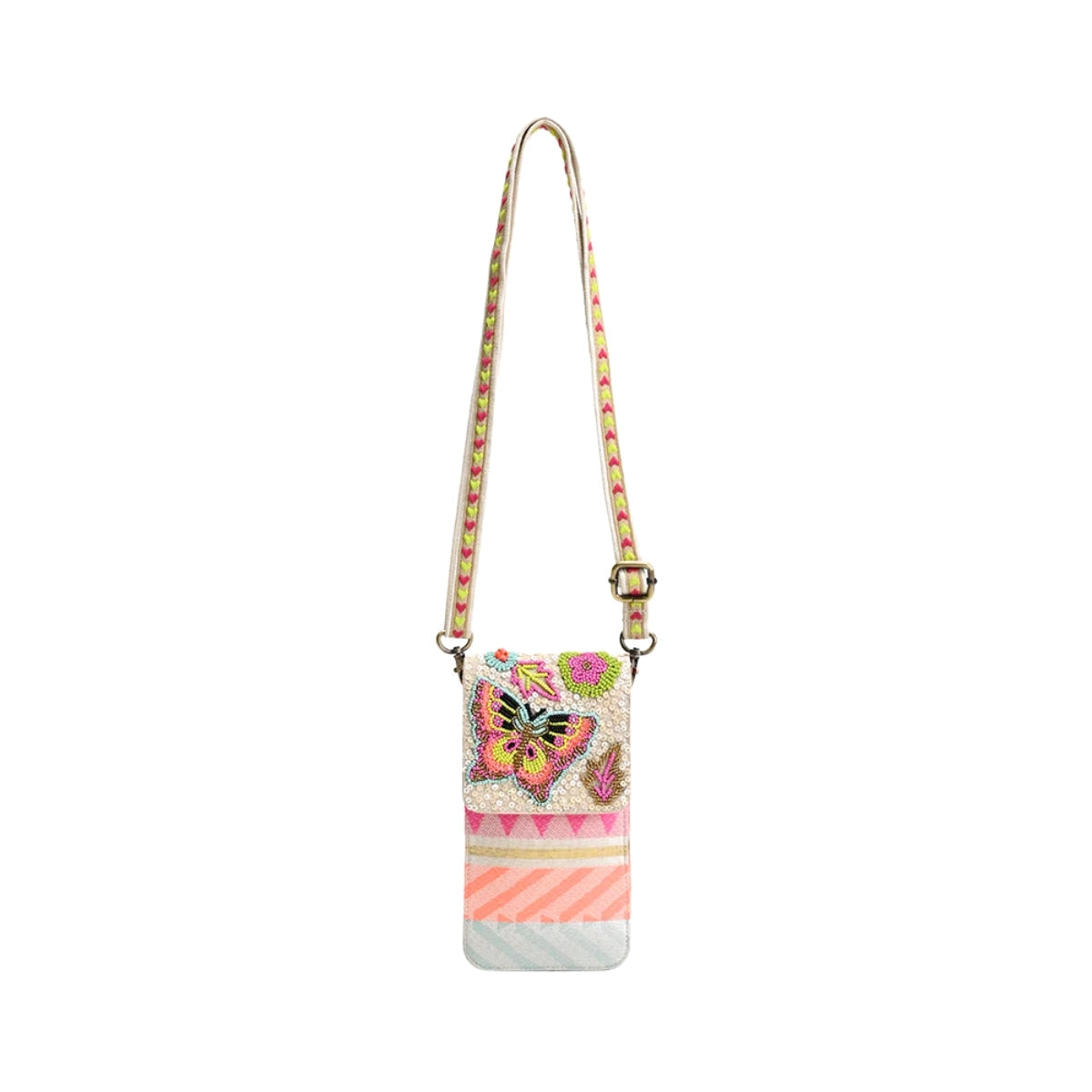 Buy America & Beyond Butterfly Kaleidoscope Cellphone Bag Online for Women | Free 3-Hour Delivery in Dubai | Boom & Mellow UAE