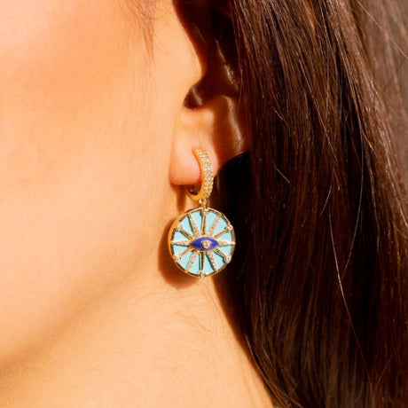 Buy Orchid Jewelry O'hara Eye Earrings Online for Women | Free 3-Hour Delivery in Dubai | Boom & Mellow UAE