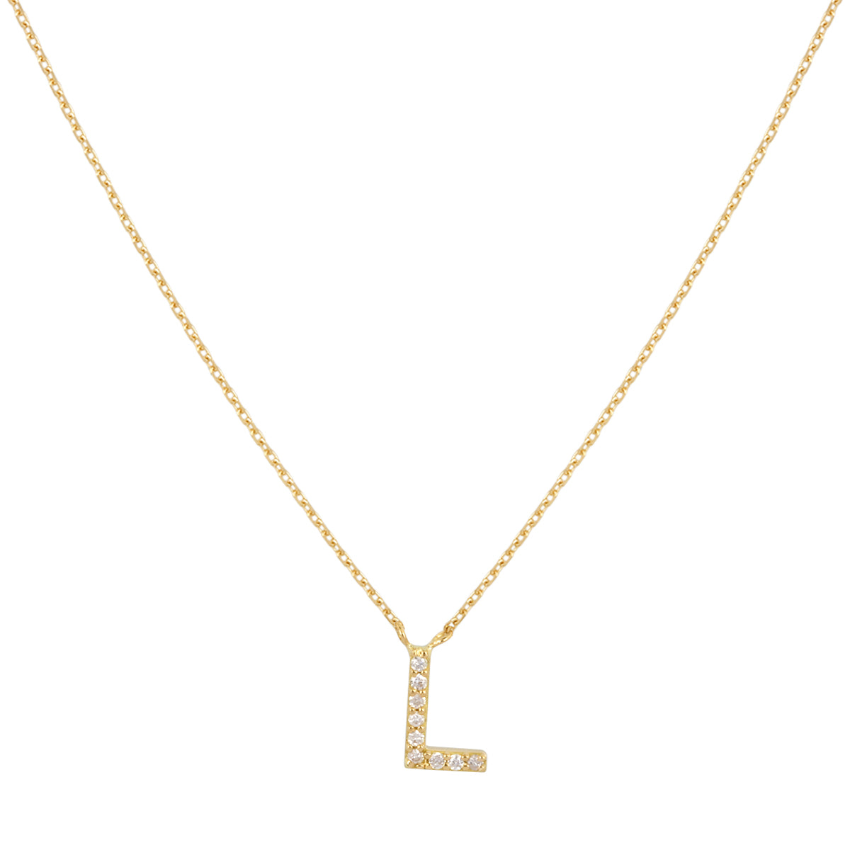 Buy Ishq Initial L Necklace Online for Women | Free 3-Hour Delivery in Dubai | Boom & Mellow UAE