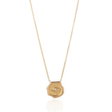 Buy By Delcy 18k Yellow Gold Sealed Protection Necklace Online for Women | Free 3-Hour Delivery in Dubai | Boom & Mellow UAE