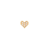 Buy By Delcy Small Pixel Heart Earring Online for Women | Free 3-Hour Delivery in Dubai | Boom & Mellow UAE