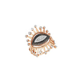 Buy Kismet by Milka Evil Eye Eternal Vision Ring Online for Women | Free 3-Hour Delivery in Dubai | Boom & Mellow UAE