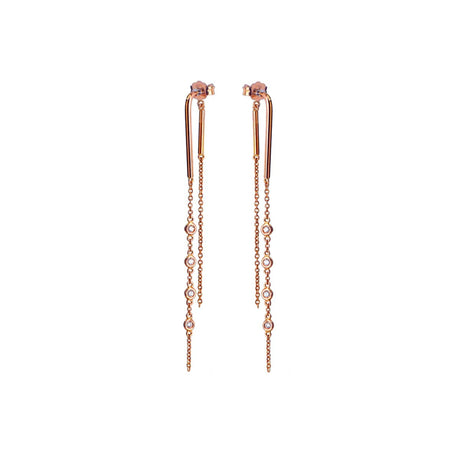 Buy Karolyn Brown Sienna Chain Drop Earring Online for Women | Free 3-Hour Delivery in Dubai | Boom & Mellow UAE