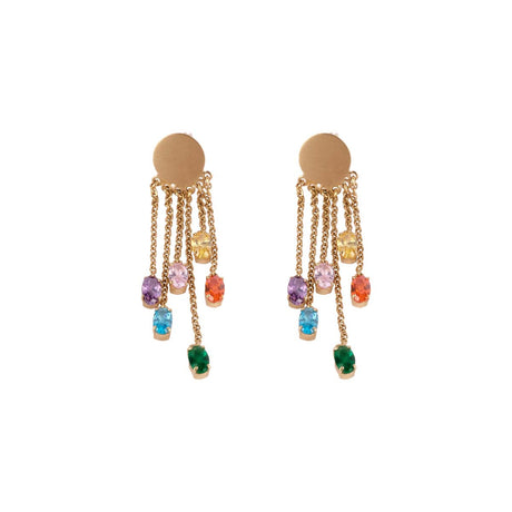 Buy Karolyn Brown Colorful Stone Drops Earrings Online for Women | Free 3-Hour Delivery in Dubai | Boom & Mellow UAE