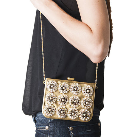 Buy Tataborello Star Golden Pochette Online for Women | Boom & Mellow UAE