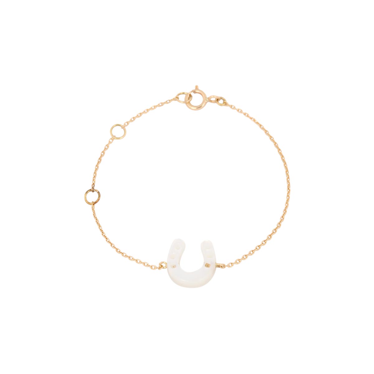 Buy Ishq White Horseshoe Kids Bracelet Online for Women | Free 3-Hour Delivery in Dubai | Boom & Mellow UAE