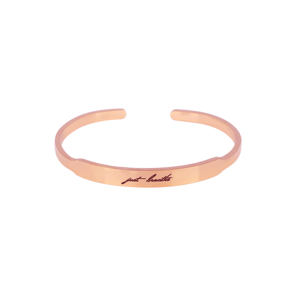 Buy You & Eye Just Breathe Mantra Cuff Bracelet Online for Women | Free 3-Hour Delivery in Dubai | Boom & Mellow UAE