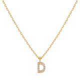 Buy Theia Gold Initial Necklace Online for Women | Free 3-Hour Delivery in Dubai | Boom & Mellow UAE