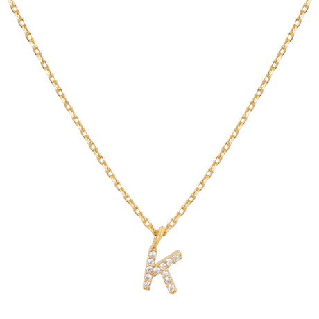 Buy Theia Gold Initial Necklace Online for Women | Free 3-Hour Delivery in Dubai | Boom & Mellow UAE