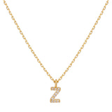 Buy Theia Gold Initial Necklace Online for Women | Free 3-Hour Delivery in Dubai | Boom & Mellow UAE