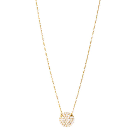 Buy Alexa Jewelry Pave Circle Necklace with Diamonds Online for Women | Free 3-Hour Delivery in Dubai | Boom & Mellow UAE