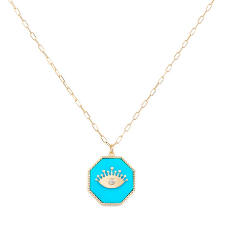 Buy Orchid Jewelry Joyful Eye Necklace Online for Women | Free 3-Hour Delivery in Dubai | Boom & Mellow UAE