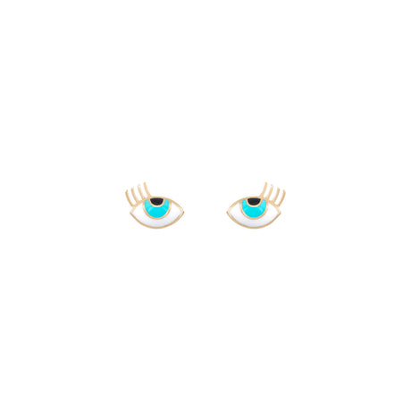 Buy Orchid Jewelry Aqua Eyes Stud Earrings Online for Women | Free 3-Hour Delivery in Dubai | Boom & Mellow UAE