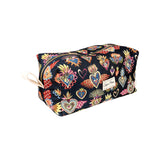 Cofin Paris Colorful Flaming Hearts White Toiletry Bag | Boom & Mellow