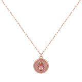 Buy Versari Flaming Heart Rose Quartz Necklace Online for Women | Free 3-Hour Delivery in Dubai | Boom & Mellow UAE