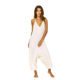 Buy Pitusa White Pima Jumpsuit Online for Women | Free 3-Hour Delivery in Dubai | Boom & Mellow UAE