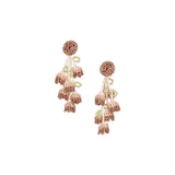 Buy Mishky Tulips Pink Beaded Earrings Online for Women | Free 3-Hour Delivery in Dubai | Boom & Mellow UAE