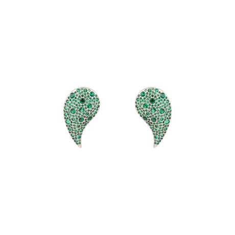 Buy Chant Arzo Green Pave Teardrop Earrings Online for Women | Free 3-Hour Delivery in Dubai | Boom & Mellow UAE