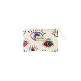 Cofin Paris Evil Eyes Small Zip Pouch | Boom & Mellow