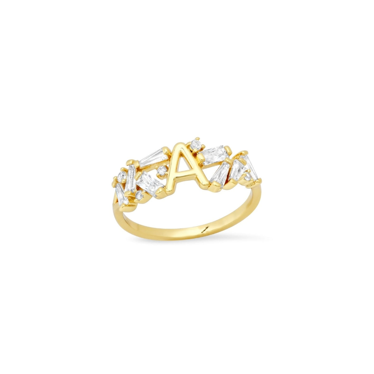 Buy Tai Initial Baguette Ring Online for Women | Free 3-Hour Delivery in Dubai | Boom & Mellow UAE