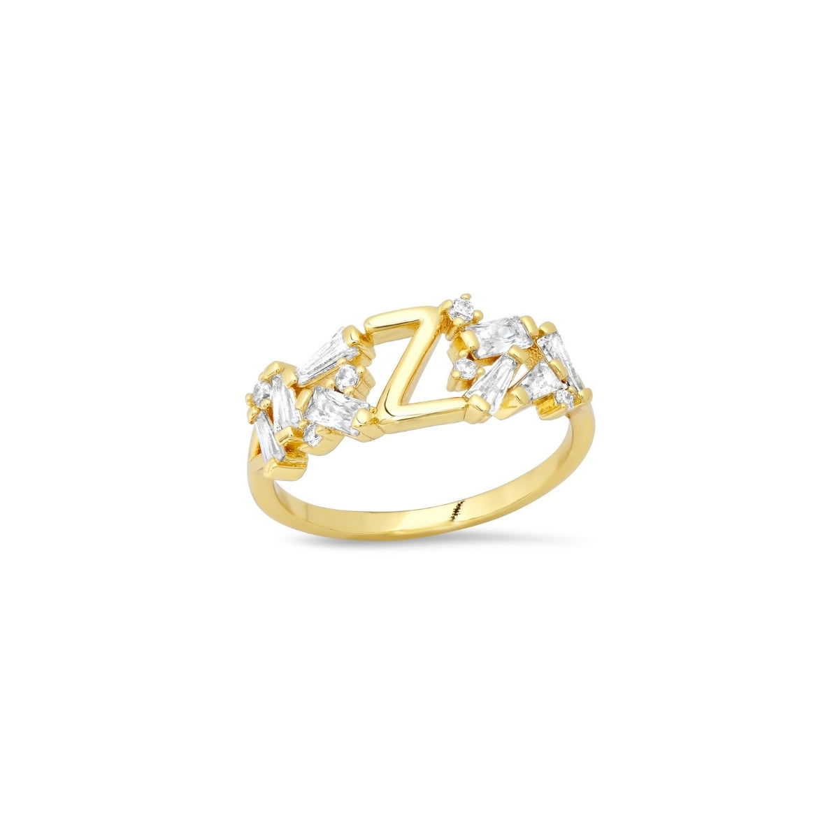 Buy Tai Initial Baguette Ring Online for Women | Free 3-Hour Delivery in Dubai | Boom & Mellow UAE