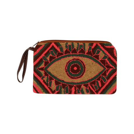 Buy You & Eye Embroidered Eye Clutch Online for Women | Boom & Mellow UAE