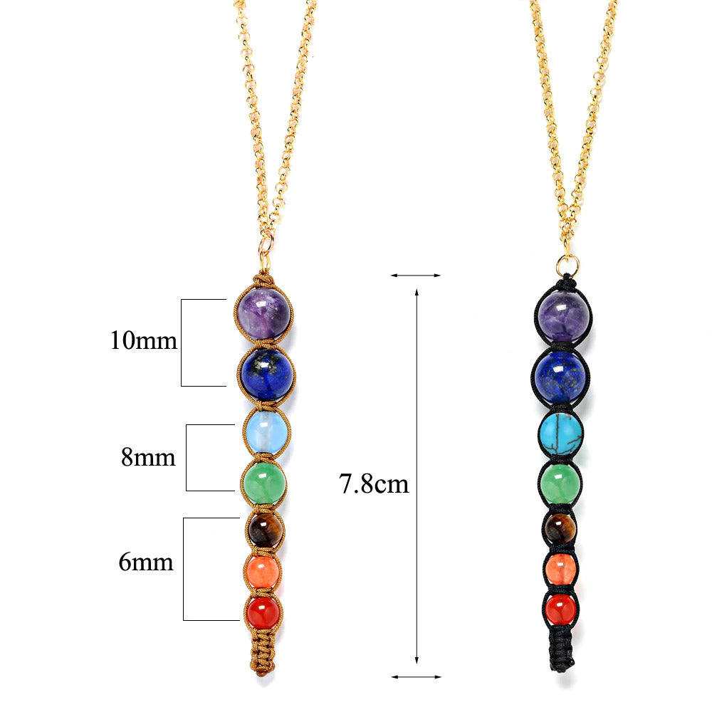 You & Eye Seven Chakra Healing Balance Necklace