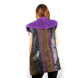 Buy Enes Patchwork Gilet Aubergine Jacket Online for Women | Free 3-Hour Delivery in Dubai | Boom & Mellow UAE